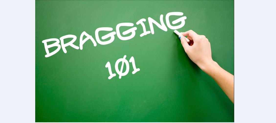 Bragging clip art